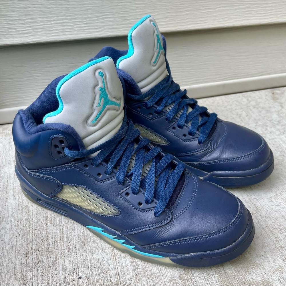 Nike Air Jordan 5 Retro Pre Grape GS Sneaker 440888 405 Youth Size 7 Womens 8.5